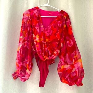 Gorgeous Flying Tomato Floral Bodysuit